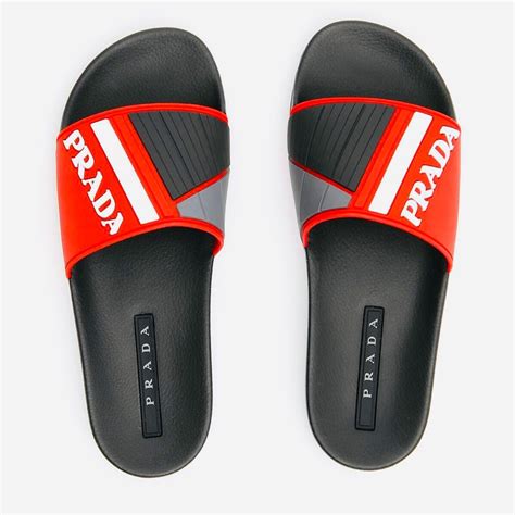 prada linea rossa sandals|Prada linea rossa sneakers.